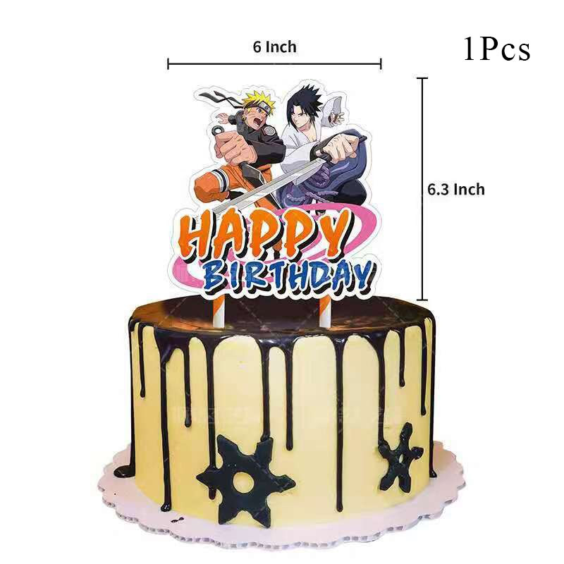 Naruto and Sasuke Anime Cake Topper online bestellen | Party Spirit